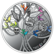 1 $, Tree of Art, Srebrna moneta