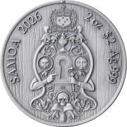 2 $, Tajne stowarzyszenia , Seria: Zakon Templariuszy, Srebrna moneta