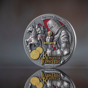 2 $, Tajne stowarzyszenia , Seria: Zakon Templariuszy, Srebrna moneta