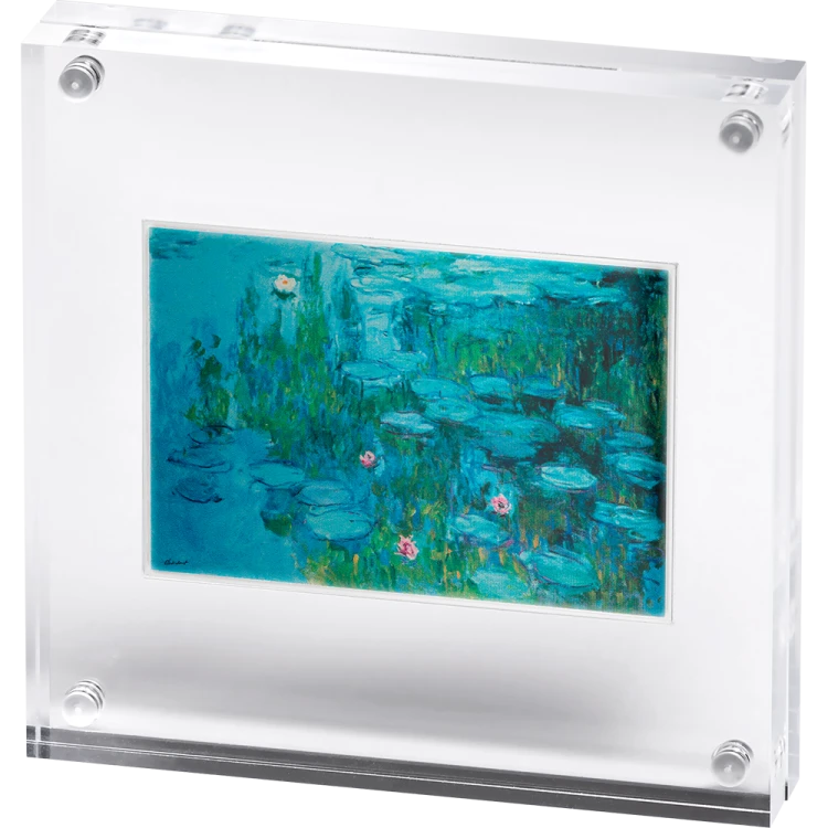 1000 franków CFA, Lilie wodne - Claude Monet, Srebrna moneta