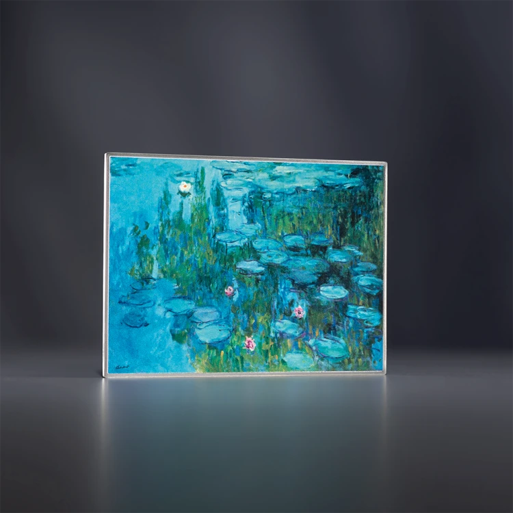 1000 franków CFA, Lilie wodne - Claude Monet, Srebrna moneta