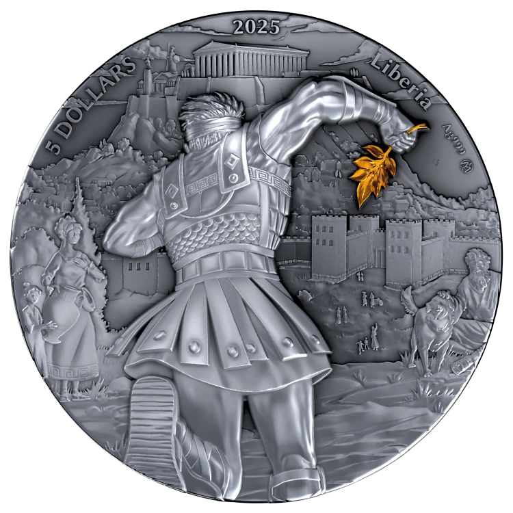 5$, Historia Maratonu, Srebrna moneta