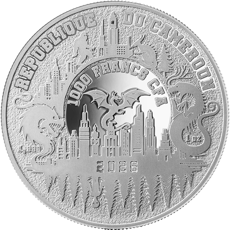 1000 franków CFA, Krwawa Mary, Seria: Miejskie Legendy, Srebrna moneta