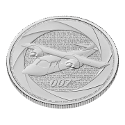 1 uncja, Sześć dekad agenta 007: Bond lat 2010, THE ROYAL MINT, Srebrna moneta