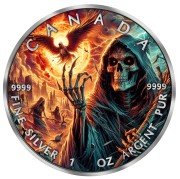 5$, Ponury Żniwiarz - Armagedon X, Maple Leaf, Srebrna moneta