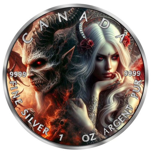 5 $, Liść Klonowy, Azazel, Seria: Anioły i Demony, Srebrna moneta