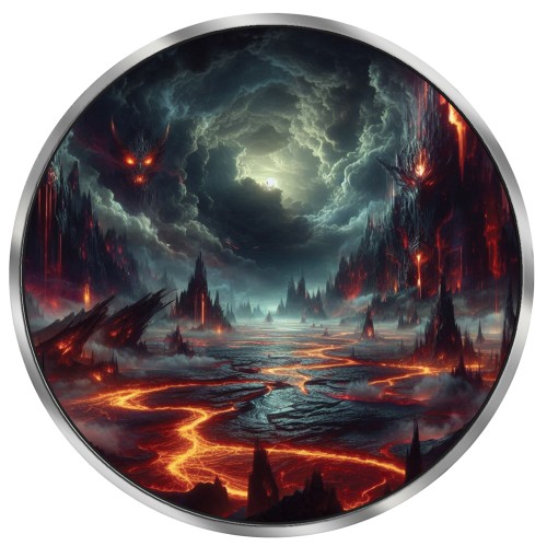 5 $, Liść Klonowy, Azazel, Seria: Anioły i Demony, Srebrna moneta