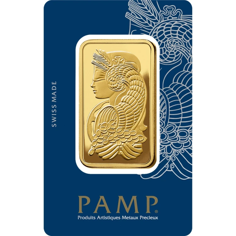 Sztabka złota 100 g Pamp