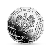 Srebrna moneta Wyklęci przez komunistów żołnierze niezłomni - Antoni Żubryd "Zuch" awers