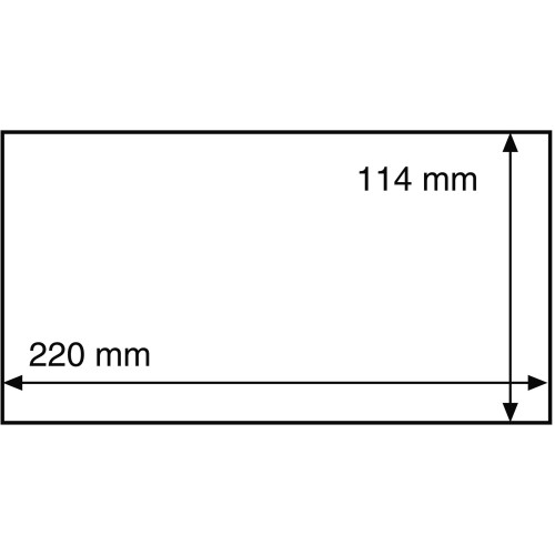 Folie ochronne, obwoluty na pocztówki lub znaczki Leuchtturm 220 x 114 mm