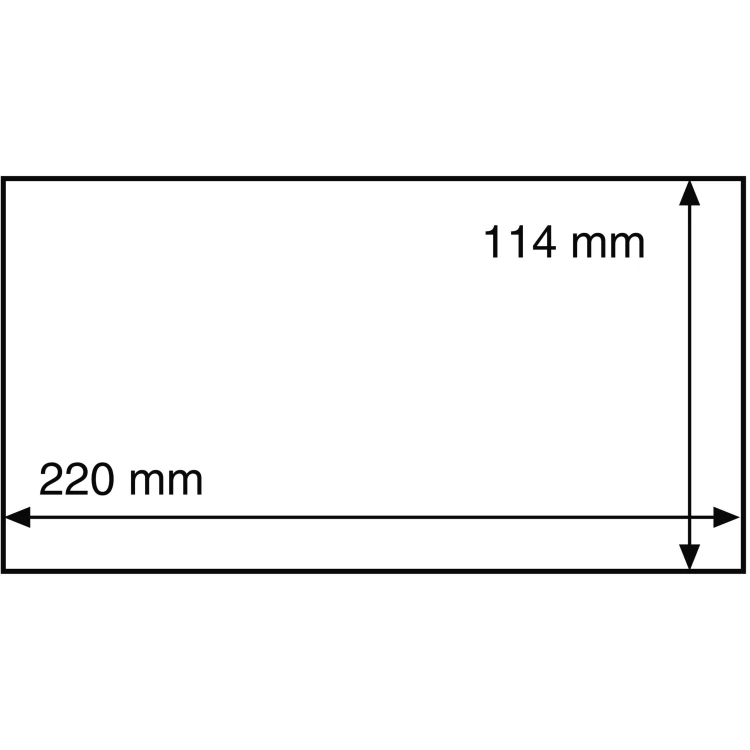 Folie ochronne, obwoluty na pocztówki lub znaczki Leuchtturm 220 x 114 mm