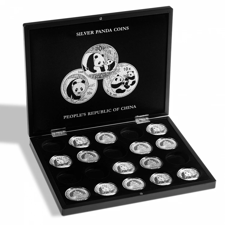 Etui Volterra Leuchtturm na srebrne monety Chińska Panda