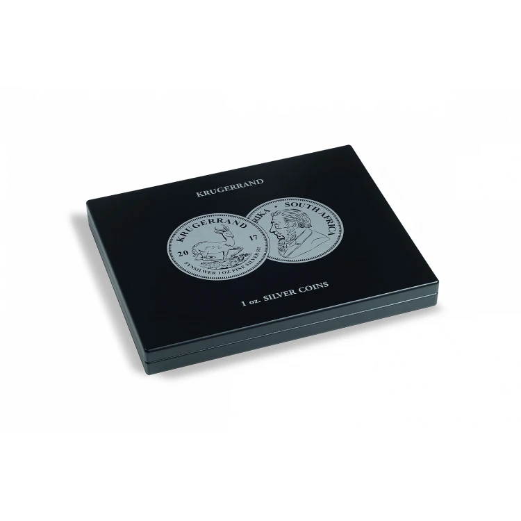 Etui Volterra Leuchtturm na srebrne monety Krugerrand wieczko