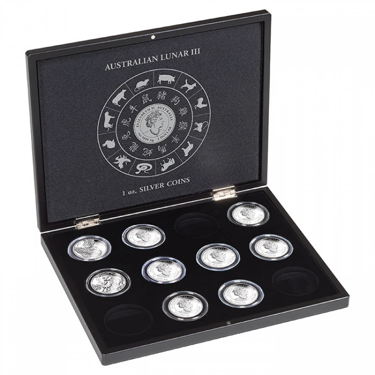 Etui Volterra Leuchtturm na srebrne monety Lunar III