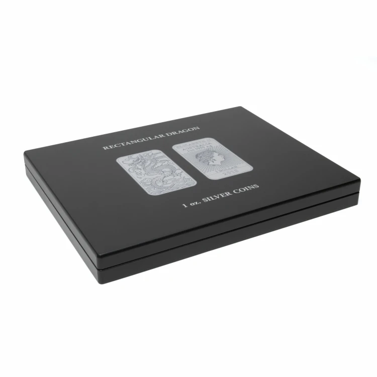 Etui Volterra Leuchtturm na srebrne moneto sztabki The Perth Mint Dragon