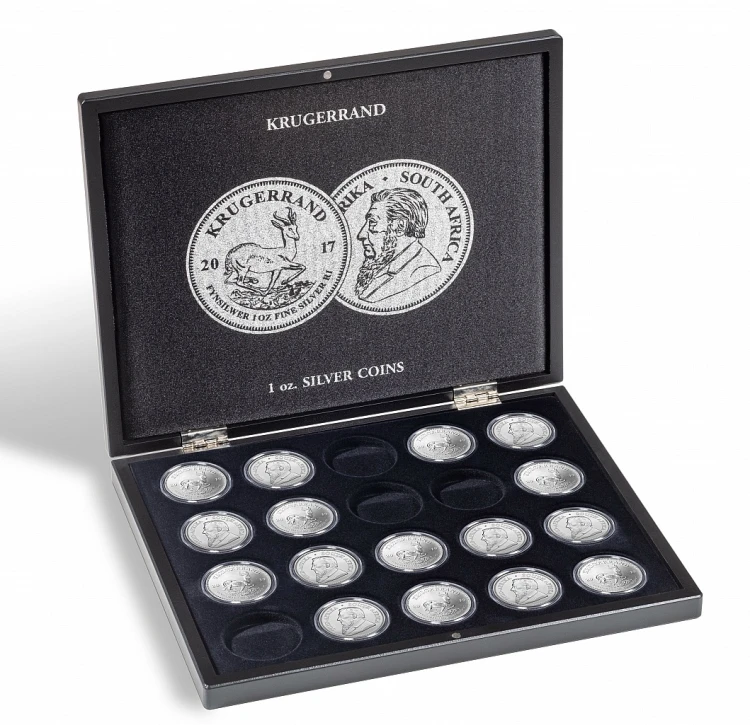 Etui Volterra Leuchtturm na srebrne monety Krugerrand
