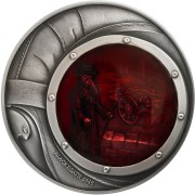 Srebrna moneta 5$ Dżuma, Seria: Ludzkie Tragedie