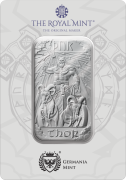 1 uncja, Nordyccy Bogowie - Thor, Sztabka srebra