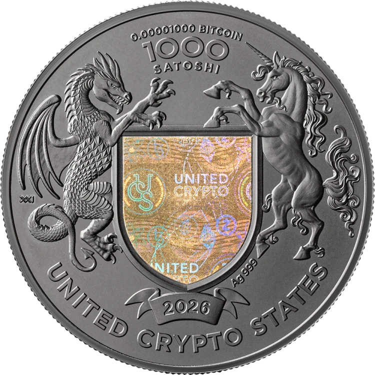 1000 Satoshi, Konopie, Srebrna moneta