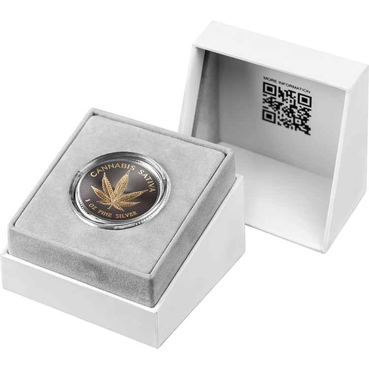 1000 Satoshi, Konopie, Srebrna moneta