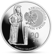 Srebrna moneta kolekcjonerska 20 zł Polskie Termopile - Głogów 2024