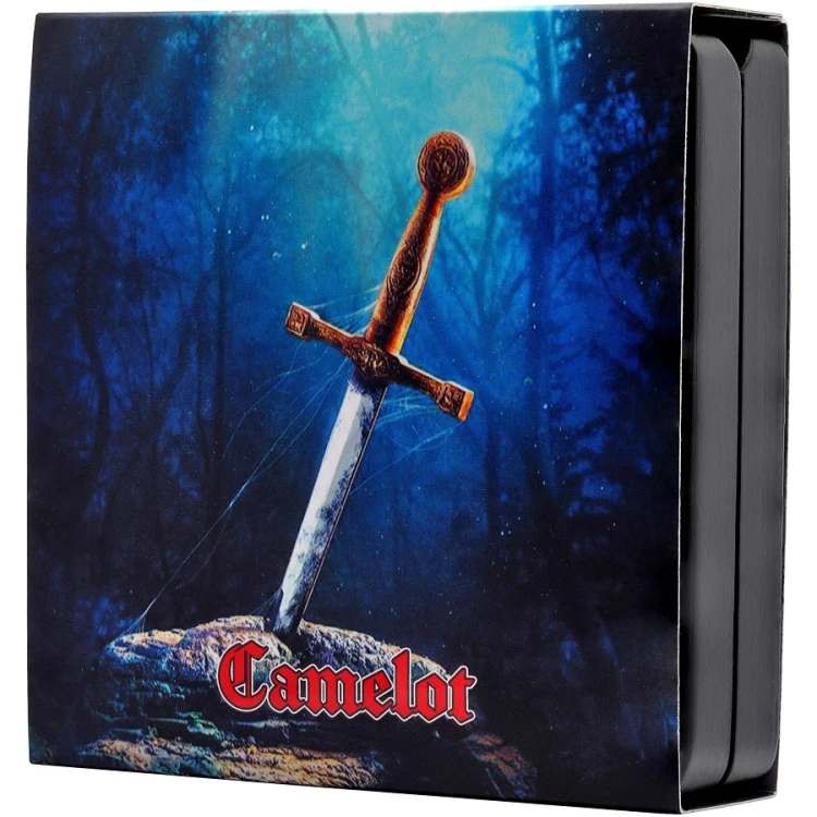 Srebrna moneta 5$ Sir Lancelot, Seria: Camelot obwoluta