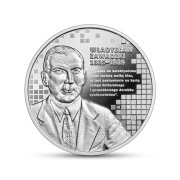 Srebrna moneta 10 zł Władysław Zawadzki rewers