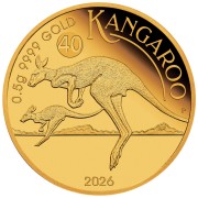 ,5 g, Kangaroo Mini Roo, Złota moneta, 2026