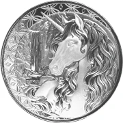 1 uncja, Fiji Unicorn, Srebrna moneta 2026