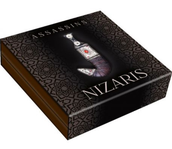 Srebrna moneta 5$ Nizaryci Asasini etui
