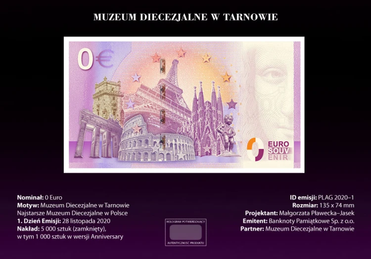 0 euro Muzeum Diecezjalne w Tarnowie blister