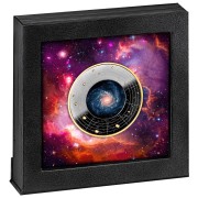Srebrna moneta 500 CFA Galaktyka spiralna NGC 1232