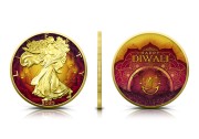 1$, Amerykański Orzeł, Diwali, Srebrna moneta