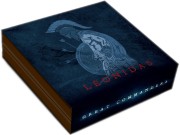 Srebrna moneta 5$ Leonidas, Seria: Wielcy dowódcy etui