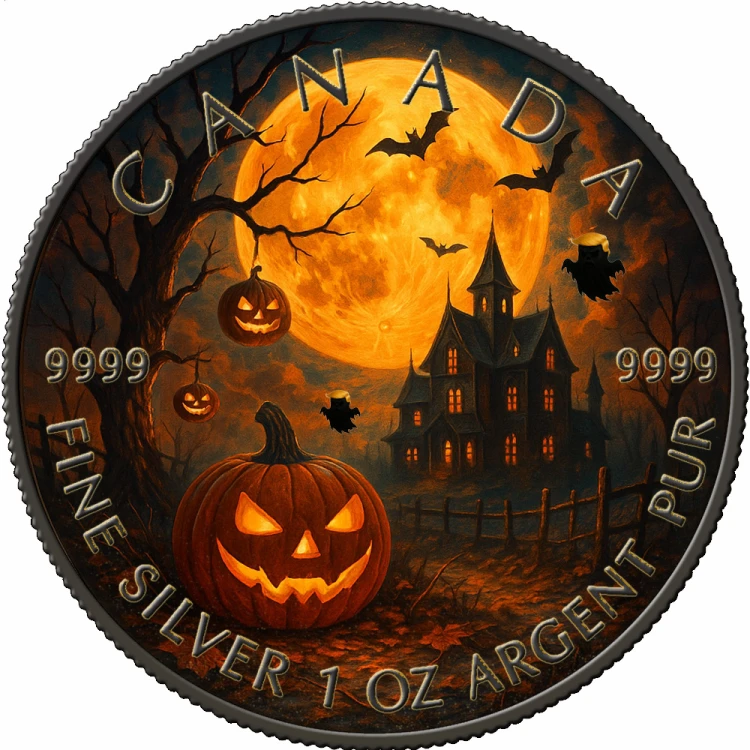 5 $, Trumpween - Halloween, Srebrna moneta
