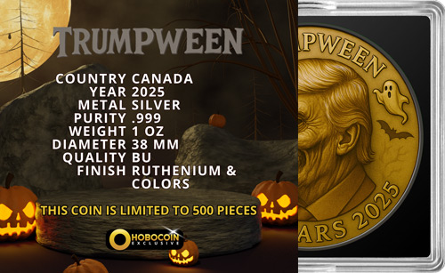 5 $, Trumpween - Halloween, Srebrna moneta
