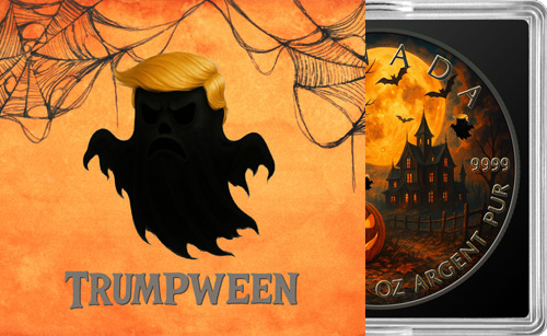 5 $, Trumpween - Halloween, Srebrna moneta