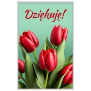 Srebrna sztabka na prezenta Dziękuję!