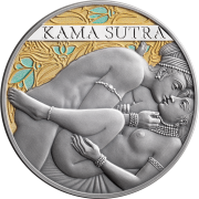 1000 franków CFA, Kama Sutra IV, Seria: Chwile miłości, Srebrna moneta