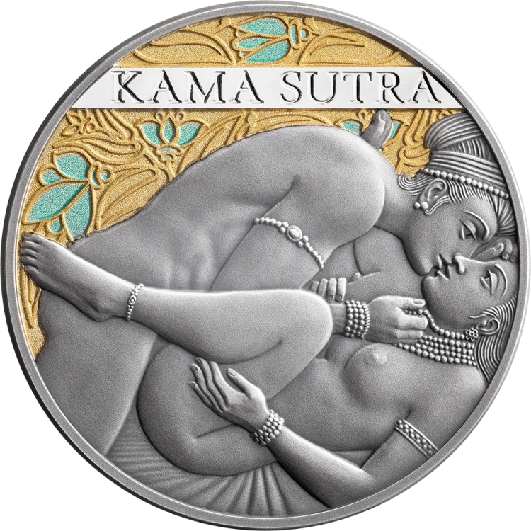 1000 franków CFA, Kama Sutra IV, Seria: Chwile miłości, Srebrna moneta
