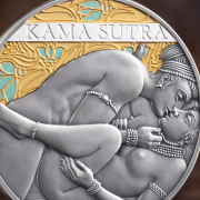 1000 franków CFA, Kama Sutra IV, Seria: Chwile miłości, Srebrna moneta