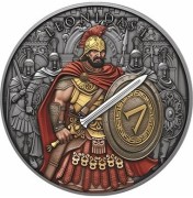1 uncja, Leonidas, Seria: Legendarni Wojownicy, Srebrna moneta