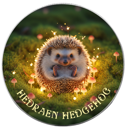 1 $, Amerykański Orzeł, Jeż Hedgehog, Seria: Leśne totemy, Srebrna moneta uszlachetniona