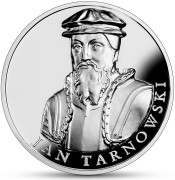 Srebrna moneta kolekcjonerska NBP 10 zł Hetmani Rzeczypospolitej - Jan Tarnowski