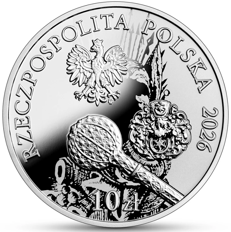 Srebrna moneta kolekcjonerska NBP 10 zł Hetmani Rzeczypospolitej - Jan Tarnowski