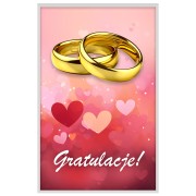 Srebrna sztabka na prezent Gratulacje!
