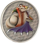 Srebrna moneta 2$ Świat Kryptyd Bunyip rewers