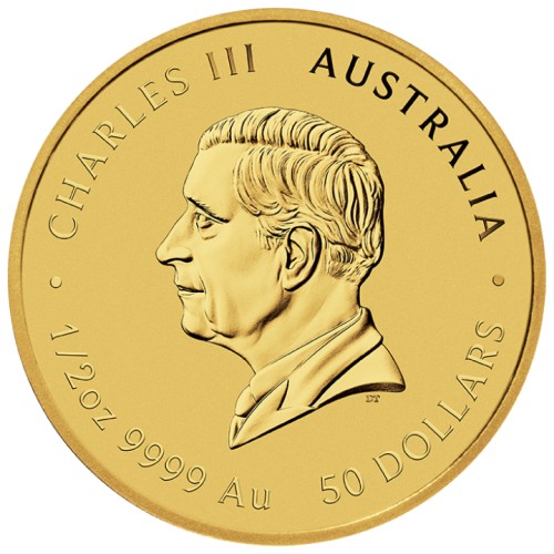 Złota moneta 1/2 oz Lunar III Rok Węża 2025 awers