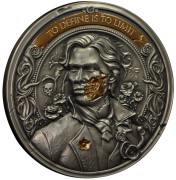 Moneta kolekcjonerska 5$ Portret Doriana Greya rewers