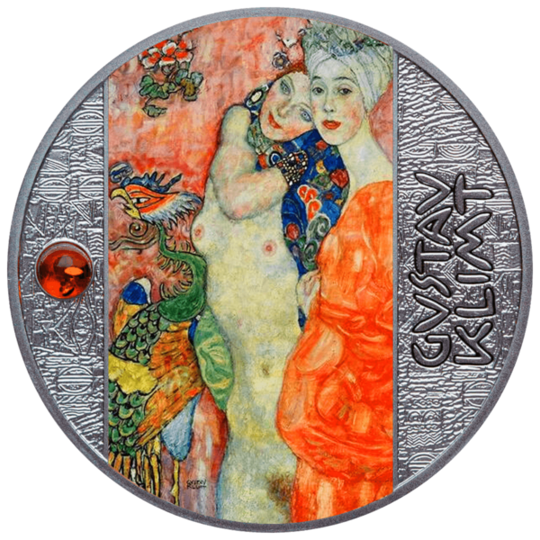 500 franków CFA, Gustav Klimt, Przyjaciółki, Srebrna moneta
